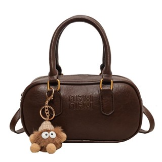 Túi đeo chéo nữ dáng công sở đi làm túi quai xách chất da Pu lì size 24 tặng kèm gấu bông  TXN032