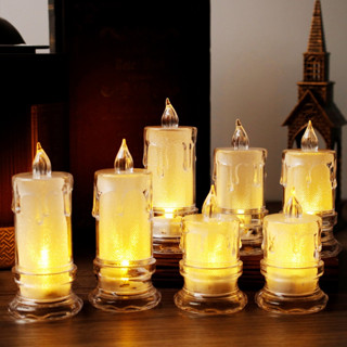  Nến Điện Tử Ngọn Nến Dùng Pin Đèn Led Trang Trí Giáng Sinh 