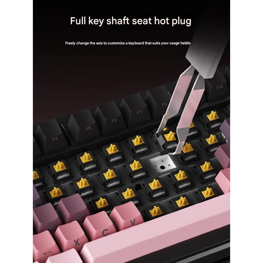 Bàn phím cơ không dây AJAZZ AK820 MAX PLUS - 3 mode kết nối - Led RGB - Màn hình TFT - Pin 8000mAh | BigBuy360 - bigbuy360.vn