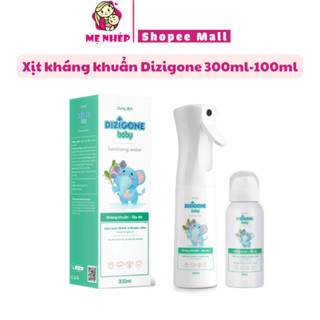 Xịt kháng khuẩn DIZIGONE Baby chai 100ml - 300ml - Vệ sinh tay chân, đồ chơi, đồ dùng cho bé