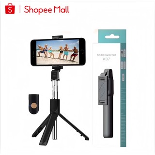 Gậy Chụp Ảnh PTLUXURY Tự Sướng Kết Nối Bluetooth 3 Chân Đa Năng Chụp Hình Selfier 