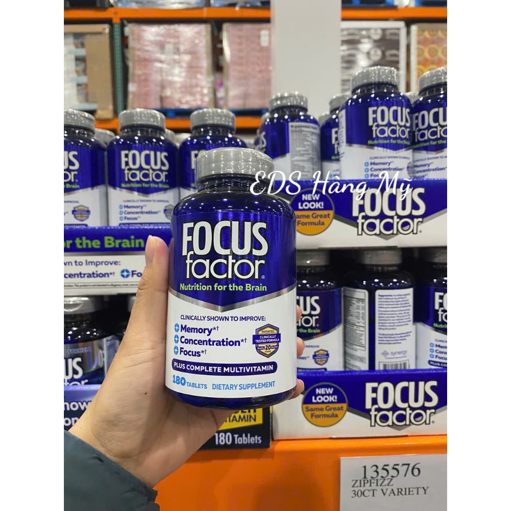 Viên uống bổ não Focus Factor Nutrition For The Brain - EDS Mart
