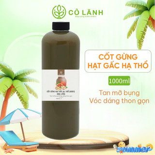 Nước cốt Gừng Hạt Gấc Massge cơ thể cho mẹ sau sinh, Lấy Lại Vóc Dáng Cỏ Lành 1000ml