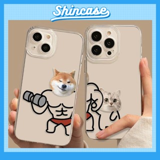 Ốp Lưng iPhone Pet Couple Viền Thẳng Chống Sốc, Trong Suốt Bảo Vệ Camera iP 7/8/X/XS/11/12/13/14/15/16/17/Plus/Pro/Max