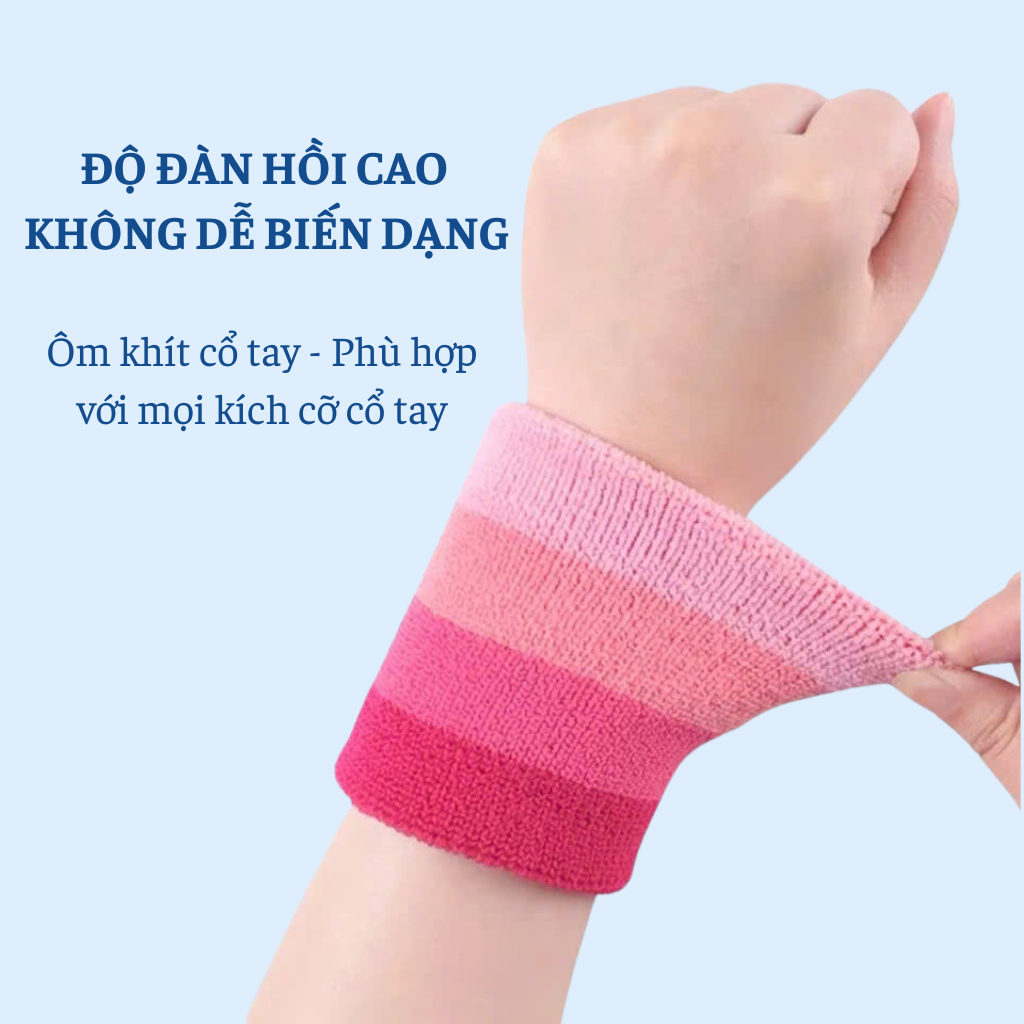 Băng Cổ Tay Siêu Co Giãn, Thấm Hút Mồ Hôi Cho Nam và Nữ chơi Thể Thao, Pickleball, Tennis PK01