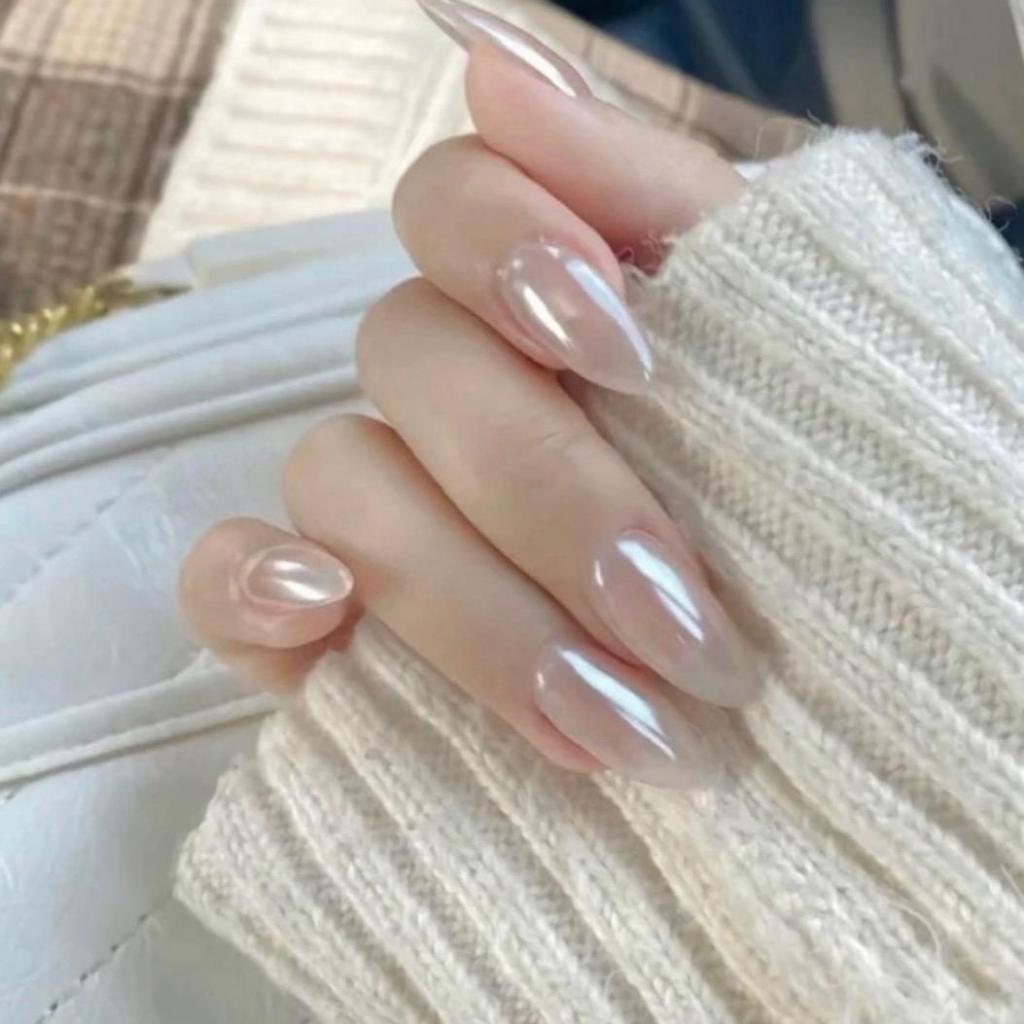 JuliaNailbox Mã Hailey Móng tay giả thiết kế thủ công, sơn gel ( tặng kèm keo, miếng dán, dũa, bông 