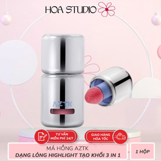 Phấn má hồng kem dạng lỏng AZTK Bắt sáng Tạo khối 3 trong 1 Làm sáng Lâu Trôi Chống Nước Và Mồ Hôi Chính Hãng 1cây