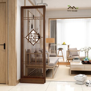  Bình Phong ,Vách Ngăn Chữ Phúc Trang Trí Ngăn Phòng -Gỗ MDF 15mm chống Mọt Đa Năng KIKO VN 1395 