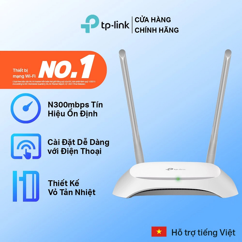 Bộ Phát Wifi TP-Link TL-WR840N, 841N Chuẩn N 300Mbps