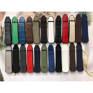 Dây Đồng Hồ HLOT Nam Nữ Lót Da Lộn Full Size, Đủ Màu Tặng Kèm Đồ Thay Dây