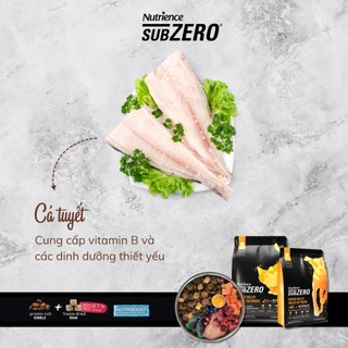 NUTRIENCE SUBZERO MÈO VỊ GÀ Bao 500g
