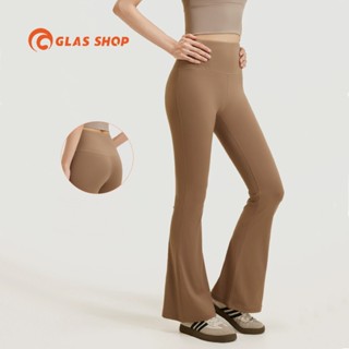 Quần Ống Loe Tập Gym Yoga GLASSHOP Quần Legging Cạp Cao Nâng Mông Tôn Dáng - GL025