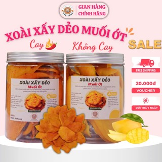  Combo 3 túi zip 500g xoài sấy dẻo - vị muối ớt cay nhẹ hoa quả sấy khô Ăn vặt Leo Food 