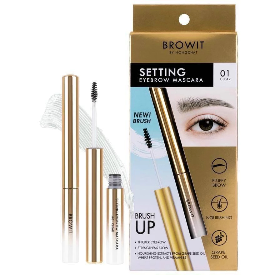 MASCARA ĐỊNH HÌNH LÔNG MÀY BROWIT BY NONGCHAT – Browit Setting Eyebrow Mascara