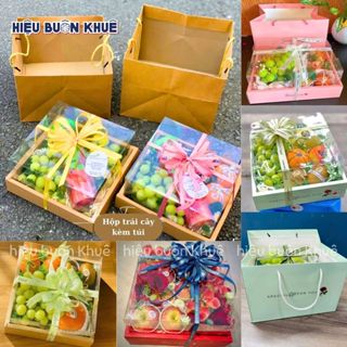 5 Hộp Đựng Trái Cây, Hoa Quả Chịu Lực Kèm Túi Xách