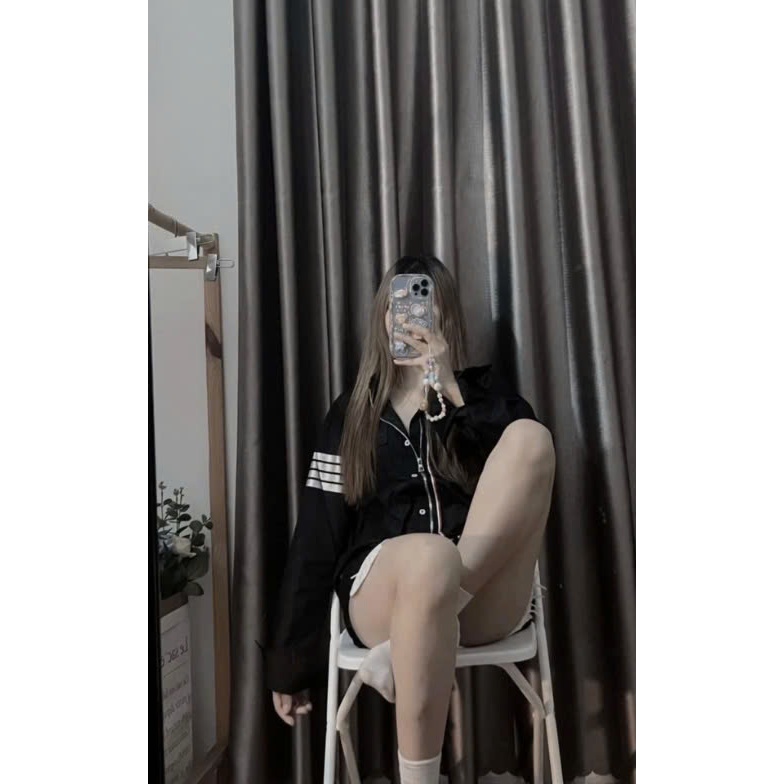 Sơ mi khóa tay dài chất sơ mi lụa LN60N