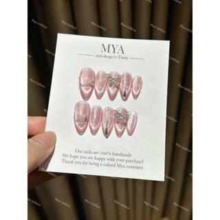  Nail box thiết kế - Nail mắt mèo hồng - Mẫu kỉ yếu 