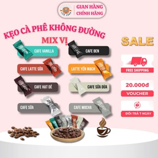   Sale off 100g~100 viên kẹo coffee candy  Kẹo cà phê không đường  kẹo ăn kiêng  cà phê sữa  kẹo Cafe 