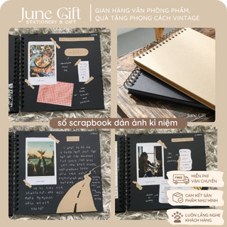  Sổ scrapbook dán ảnh kỉ niệm quà tặng handmade 