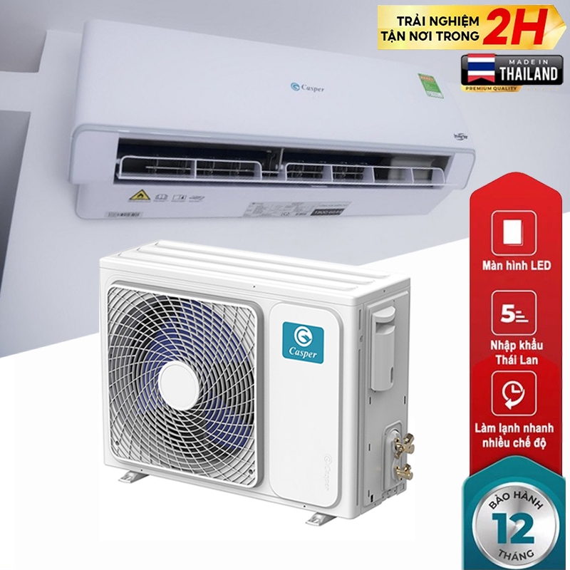 Máy Lạnh Casper [ Trả Góp % ] Mã Sc09fs36 Mono Điều Hòa 1 Hp Bảo Hành 12 Tháng DFi35
