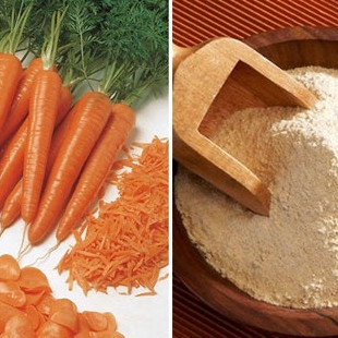 [100g] Bột mặt nạ cà rốt hanmade, Bột cà rốt đắp mặt trắng da, dưỡng da sáng mịn - Bột mặt nạ thiên nhiên