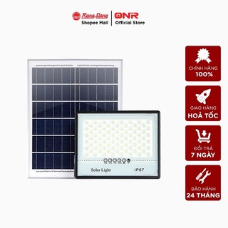 Đèn Năng Lượng Mặt Trời, Chống Nước, 200W, Cảm Biến Ánh Sáng/Điều Khiển Từ Xa, Bảo Hành 5 Năm