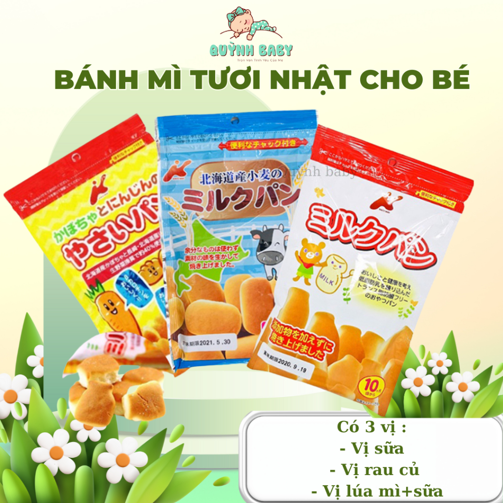 [DATE 11/2025] Bánh mì tươi Nhật cho bé