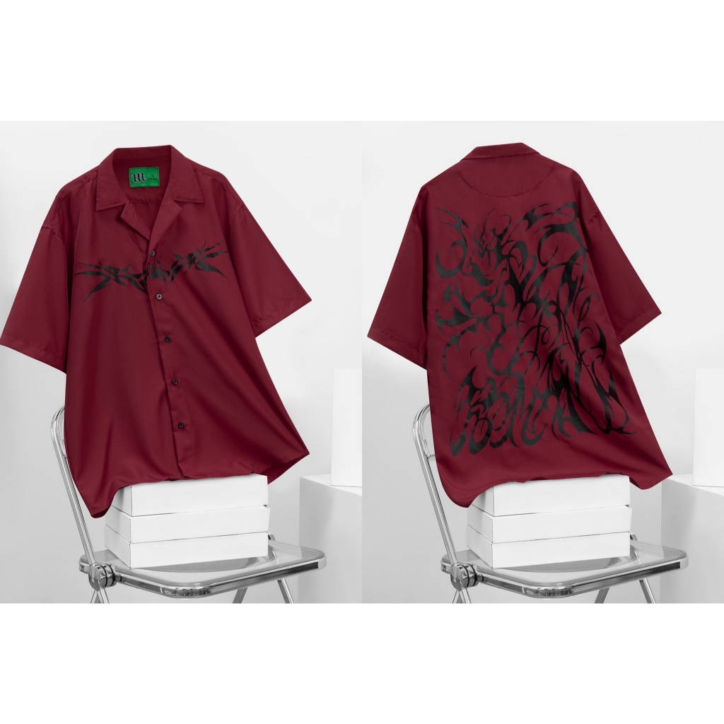 Sơ mi Unisex Nam Nữ NSN Store " WARPPED " - 4 Màu - 3 Size - Vải Lụa Cao Cấp Không Nhăn Mềm Mịn Mát