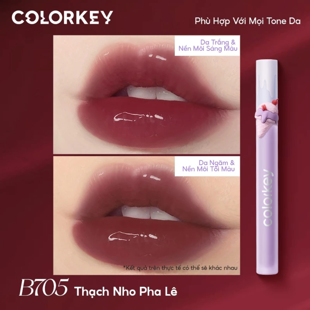 Son tint bóng Colorkey Glasting Water Tint 1.7g