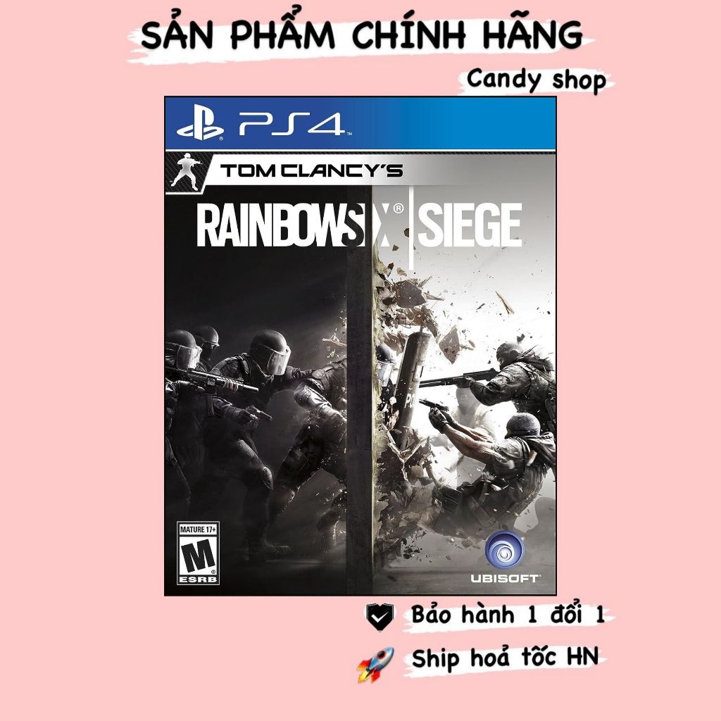 Đĩa game Tom Clancy's Rainbow Six: Siege PS4 (LIKE NEW)