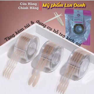 Cuộn Dán Kích Mí Mắt 600 Miếng Sẵn Keo Dán + Tặng Kèm Dụng Cụ Hỗ Trợ Nhấn Mí