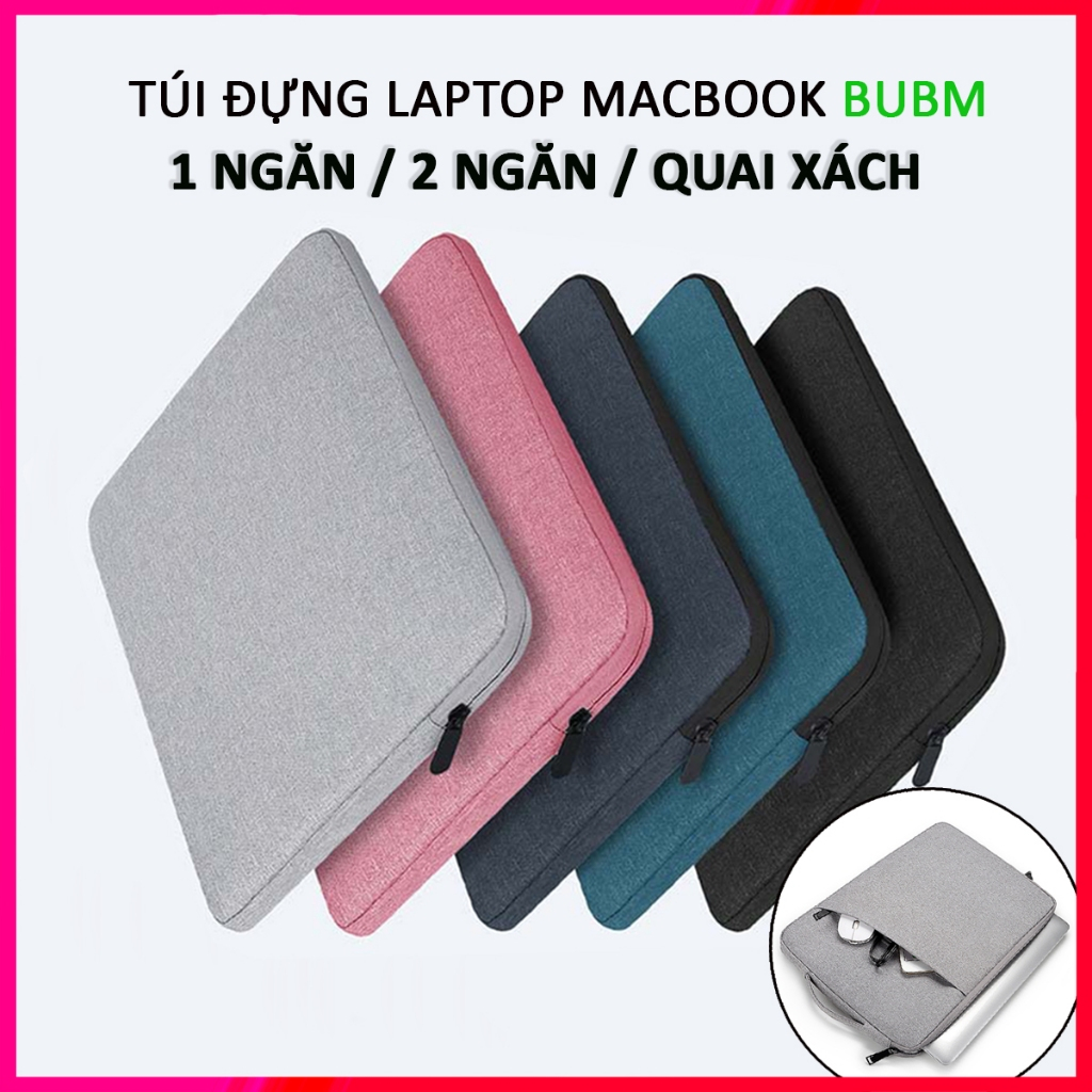 Túi đựng laptop BUBM chống nước, túi chống sốc laptop 15.6 inch, 13.3 inch, 14 inch, 15 inch Đựng macbook air Phukienmac