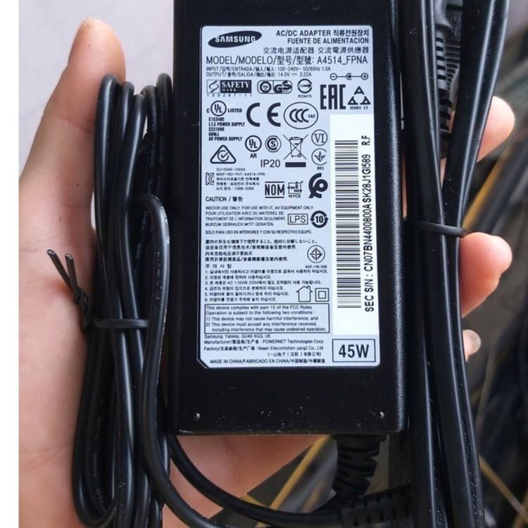 Adapter Nguồn 14V 3.22A 45W SAMSUNG A4514_FPNA For For Monitor TV LED SAMSUNG Loại Tốt