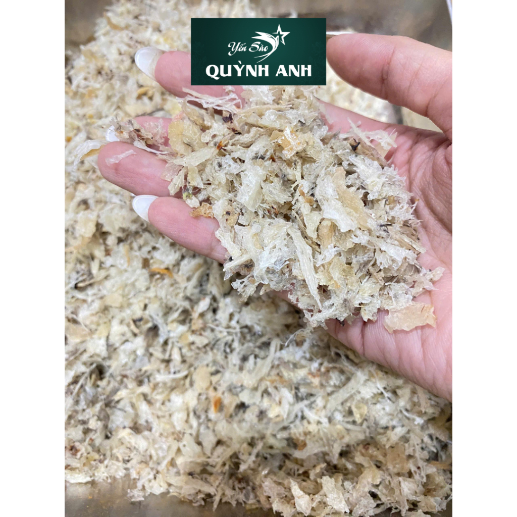 Yến Thô Vụn Nguyên Chất tiết kiệm quà Nở Nhiều (Tặng Kèm Táo Đỏ, Đường Phèn, Nhíp hoặc 1 Hũ yến)