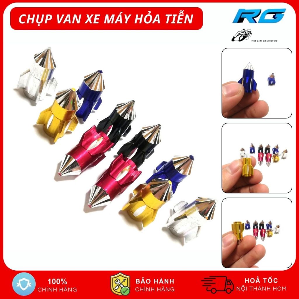 Chụp Van Xe Máy Hình Hỏa Tiễn Chất Liệu Nhựa Xi Cao Cấp, Trang Trí Xe Máy Độc Lạ, Cá Tính, Chống Bụi
