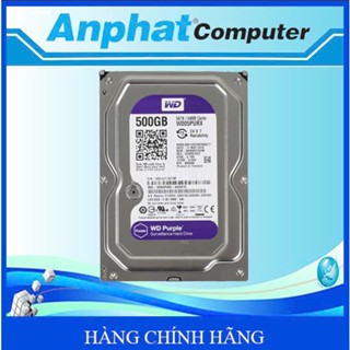 Ổ cứng HDD PC WD Purple 500GB chuyên Camera - Hàng Công Ty - Bảo hành 24 tháng