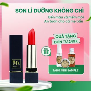 Son Lì Dưỡng Nhẹ Môi Luxury Mộc An Không Chứa Chì Giúp Dưỡng Hồng Bền Màu 4g