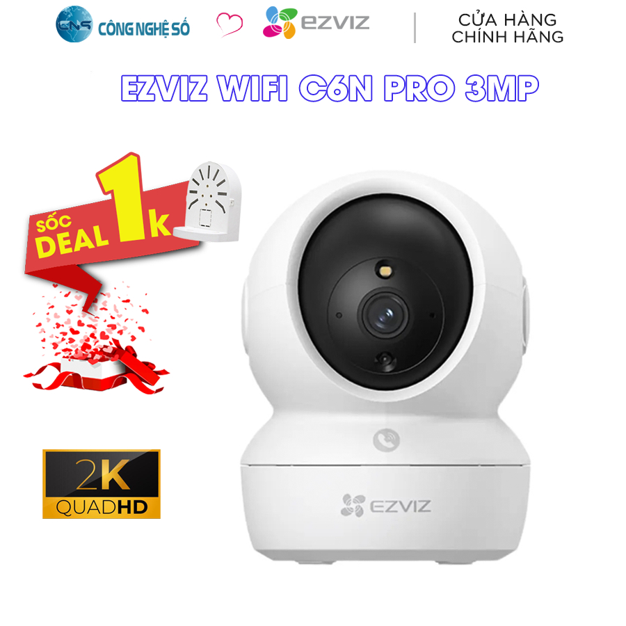 Camera Wifi trong nhà EZVIZ C6N PRO 3MP | C6N PRO 8MP | Full Chức Năng | Bảo Hành 2 Năm