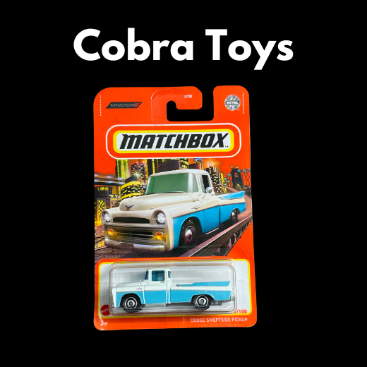 DODGE SWEPTSIDE PICKUP - Cobra Toys - MATCHBOX - Xe mô hình tỉ lệ 1:64