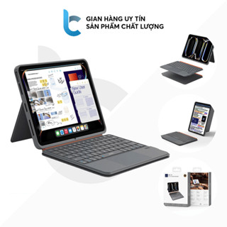 Case/ Bao Da Bàn Phím Trackpad Bluetooth Cho ipad WIWU 3in1 Magnetic Keyboard, Bluetooth 5.3 MK-005