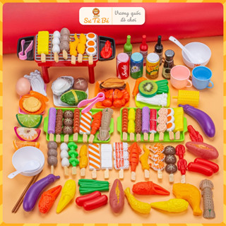 Bộ đồ chơi nấu ăn tiệc nướng Hàn  Quốc BBQ siêu đẹp cho bé