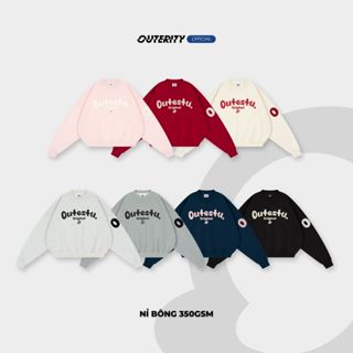 Áo Sweater Outerity 01 Form Rộng Boxy / Nỉ Bông Dày Dặn Unisex Nam Nữ
