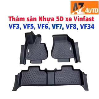 Thảm lót sàn ô tô nhựa TPE 5D cho các dòng xe Vinfast VF3, VFE34, VF5, VF6, VF7, VF8, VF9 hàng cao cấp