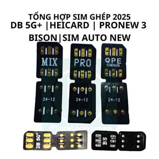 Sim Ghép HEICARD PRO | BISON | PRONEW | HSIM AUTO – Đa Chế Độ Full QPE, Fix Lỗi Triệt Để, Sóng Mạnh Không Văng Active