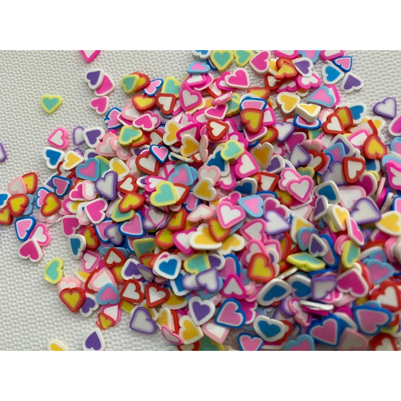 Gói 5GR Hình đất sét cắt sẵn, đất sét trộn slime, trang trí [nguyên liệu handmade]