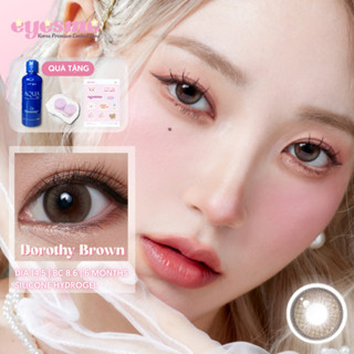 [Lens giãn tròng 14.5] Lens Eyesme- D.Dorothy Brown - Lens nâu giãn tròng búp bê