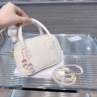 Túi xách nữ đeo chéo da nhung cầm tay kèm phụ kiện _TDC222