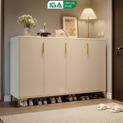 Tủ giày thông minh sức chứa lớn chất liệu gỗ MDF sang trọng thương hiệu IGA - GP387