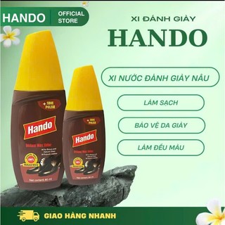 Xi nước đánh giày da nhanh hando 80ml