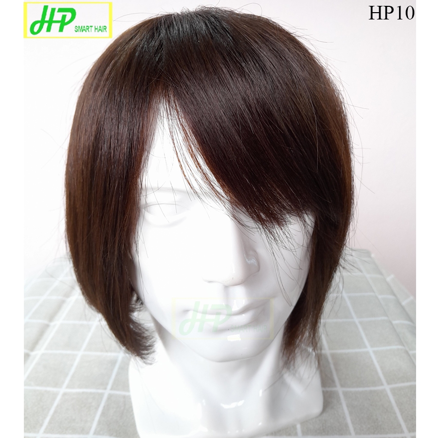 Tóc giả nam nguyên đầu phong cách lãng tử HP SMART HAIR mã HP12, làm từ tóc thật